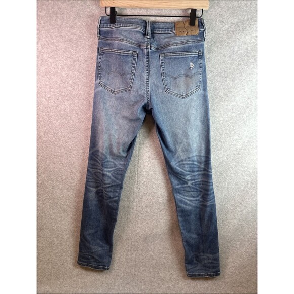 American Eagle Men's Jeans Denim Air Flex 360 Skinny W29 L30 Stretch Distressed - Picture 6 of 8